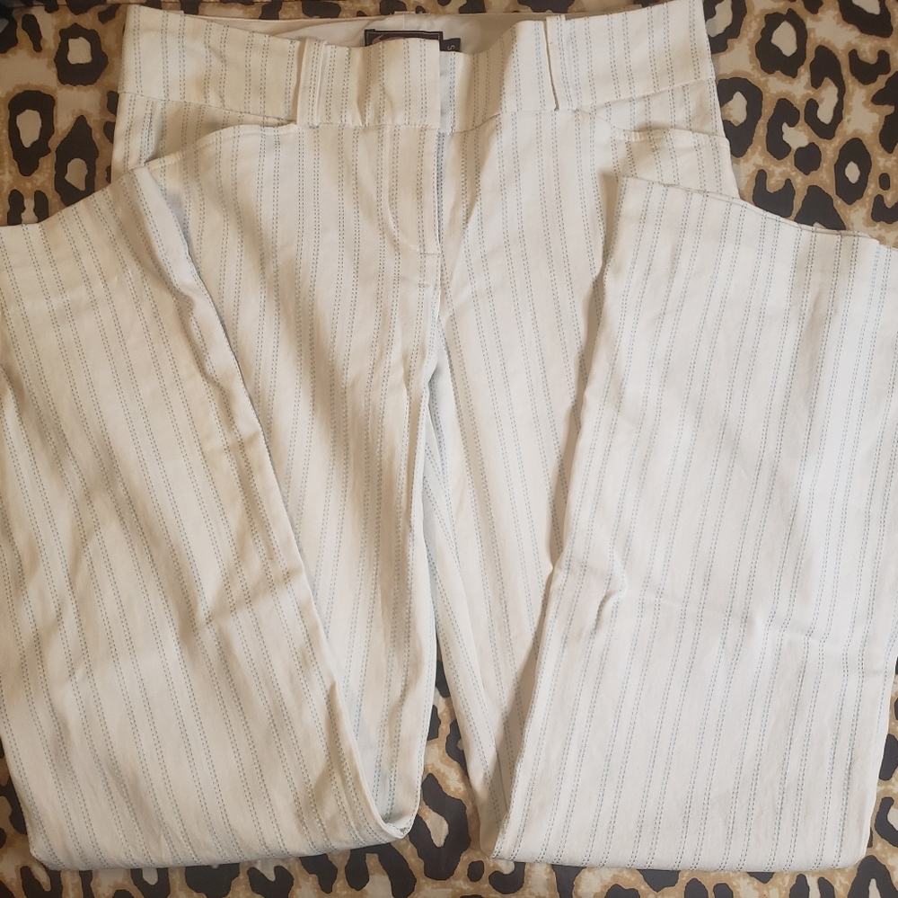 💃🏽 2/$5 White/Teal Dress Pants